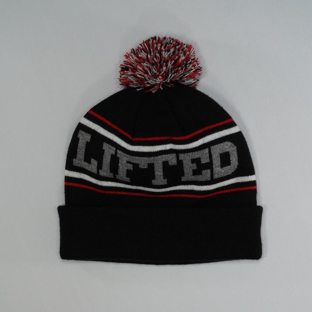 LRG The Laboratory Beanie Mens OS Black Knit Cuffed Beanie